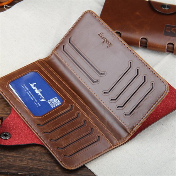 Vintage wallet tri-fold card holder hunter wallet