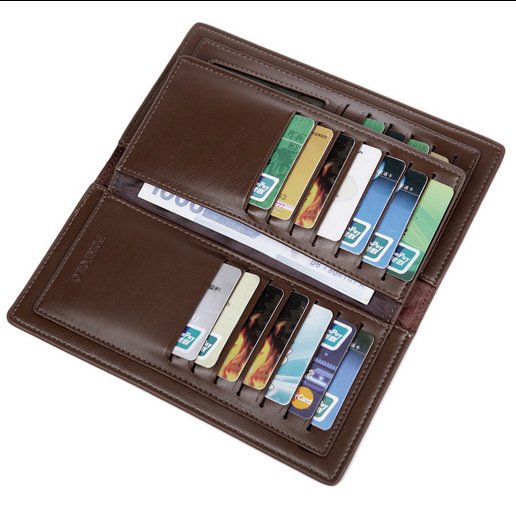 Men's Leather Multi-card Bi-fold Fashion Wallet