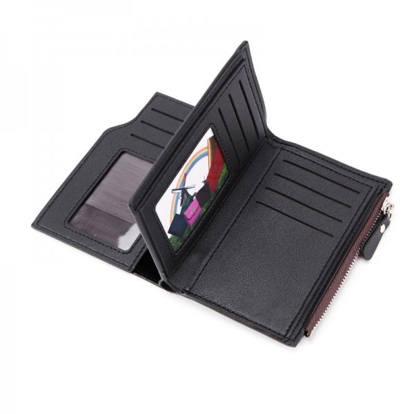 Men's Short Wallet Multifunctional Zipper Bag