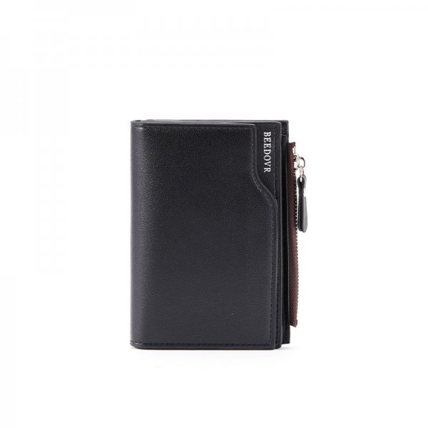 Men's Short Wallet Multifunctional Zipper Bag