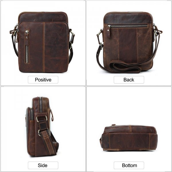 Retro shoulder messenger bag casual men's bag